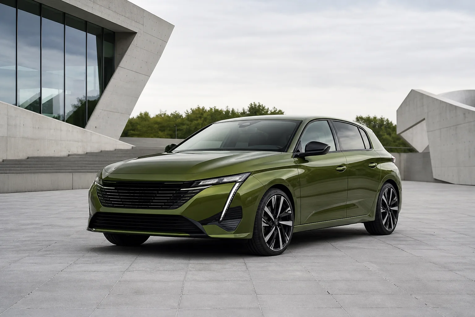 Peugeot 308 – KI-generierte Modellansicht