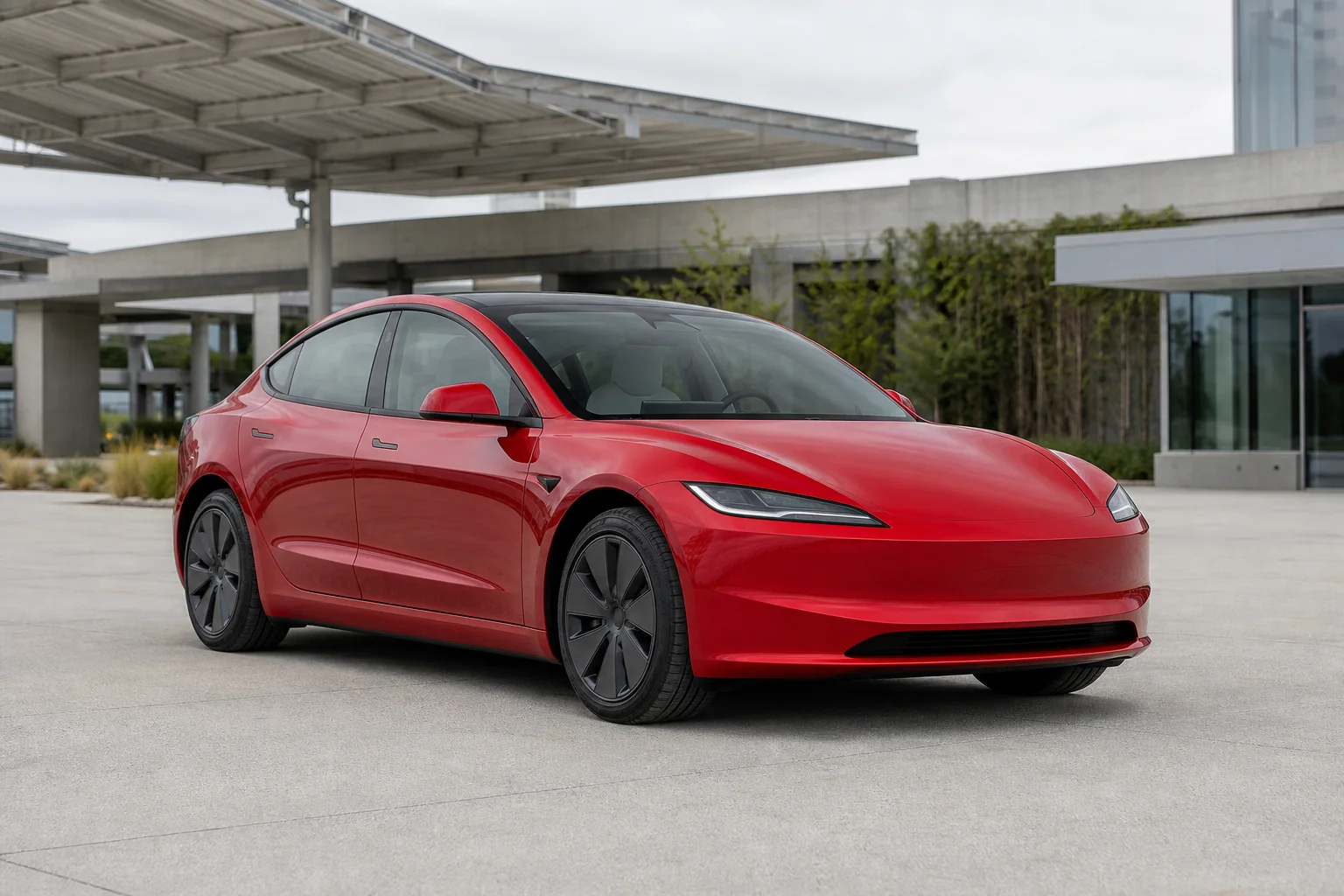 Tesla Model 3 – KI-generierte Modellansicht