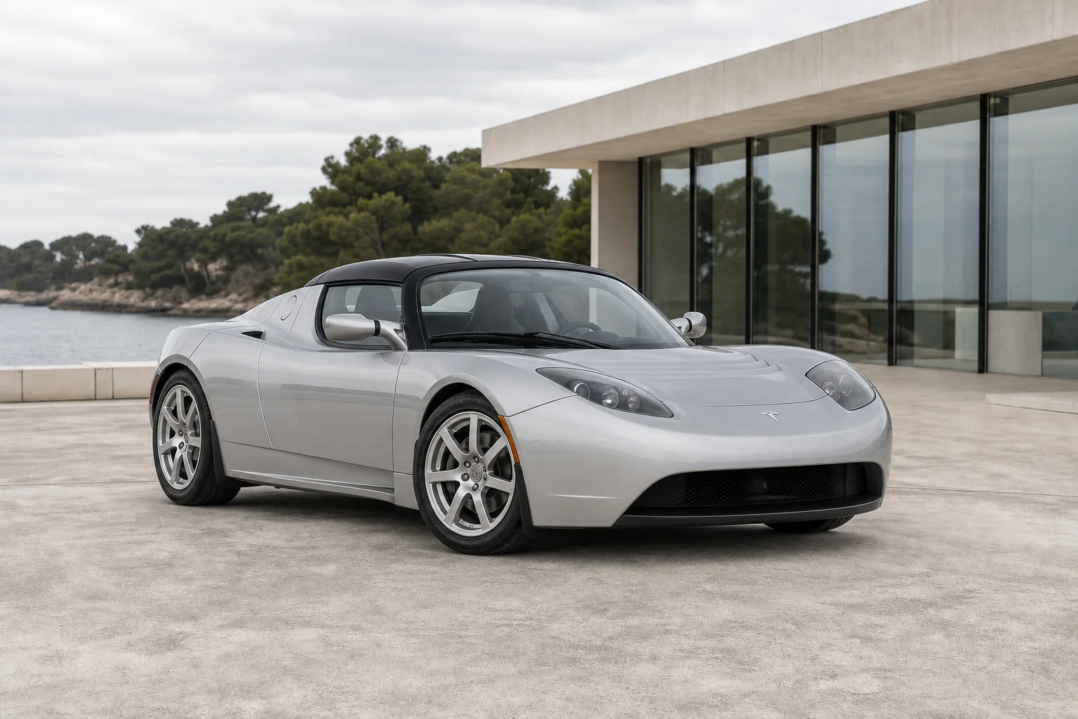 Tesla Roadster I – KI-generierte Modellansicht