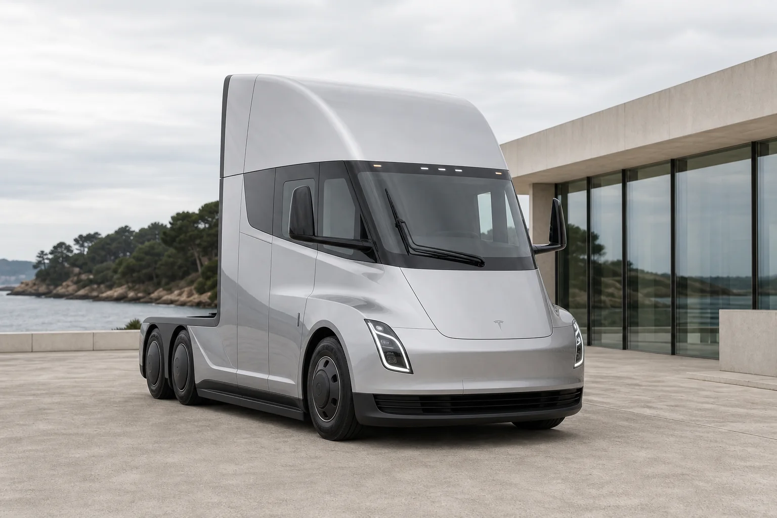 Tesla Semi – KI-generierte Modellansicht
